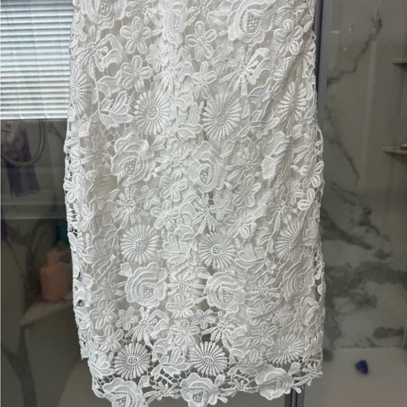 Lulus Love Poem White Lace Mini Dress - Picture 4 of 7